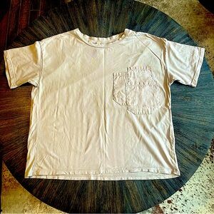 Italian Wendy Trendy Men’s Triple Pocket Casual Beige T-Shirt‎ XL